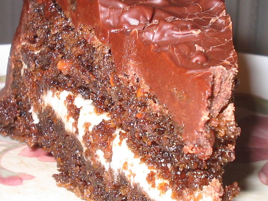 Морковный пирог с какао