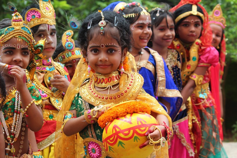 Фестиваль весны в Индии Холи