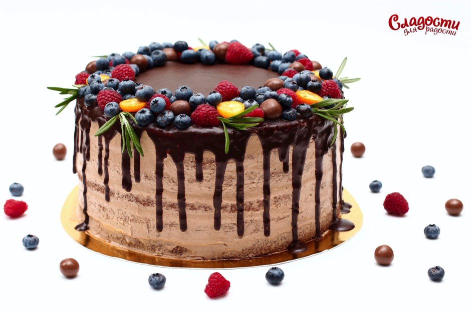 Мега шоколадный торт для любителей шоколада