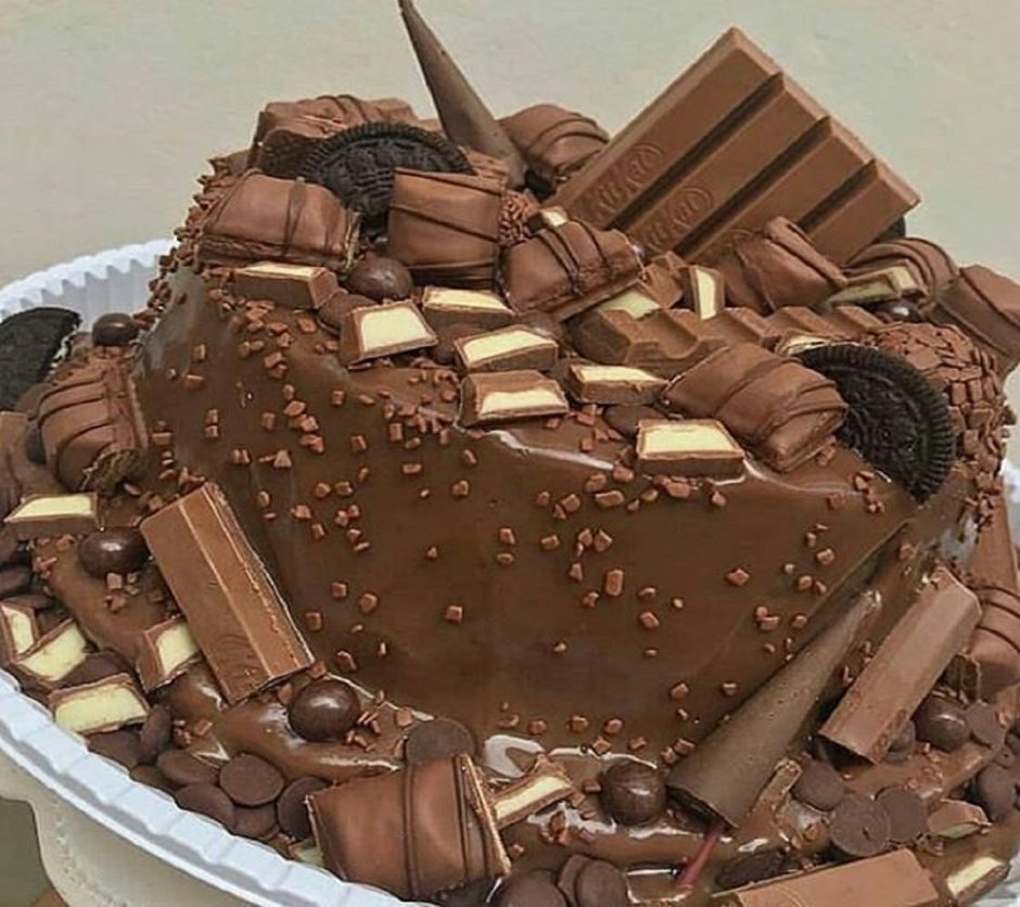 Шоколадный торт с Орео
