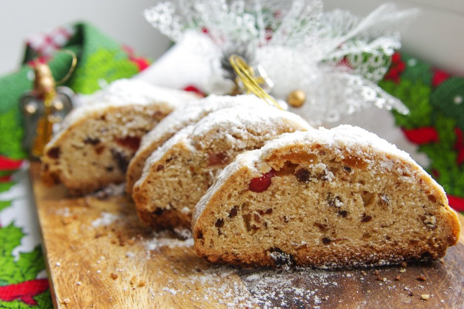 Английский Рождественский кекс с сухофруктами и орехами