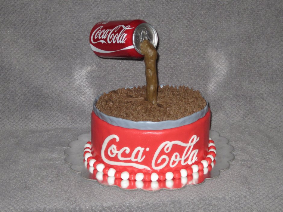 Торт Кока-кола в банке