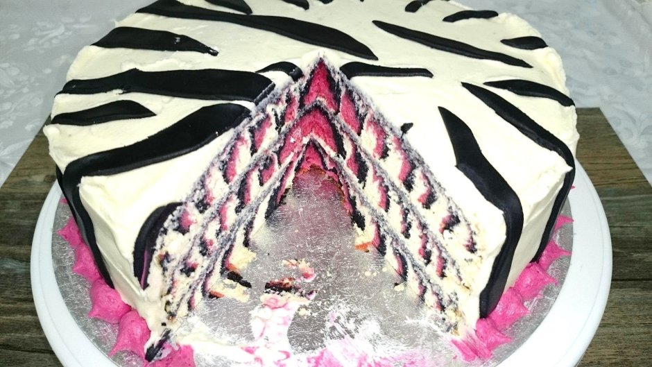 Муссовый торт Зебра