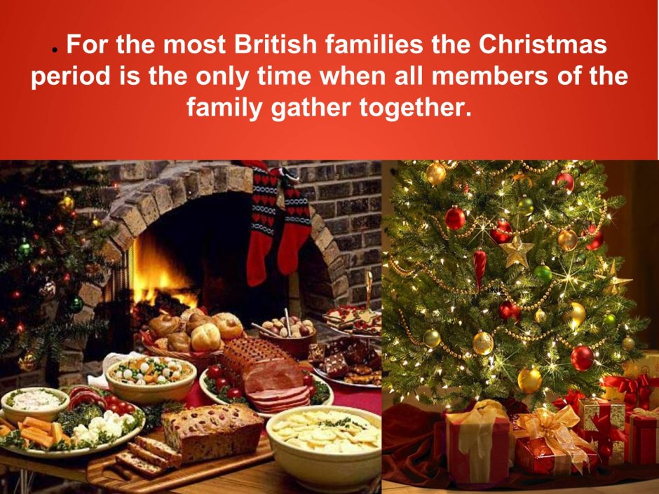 Рождество и новый год в Британии на английском