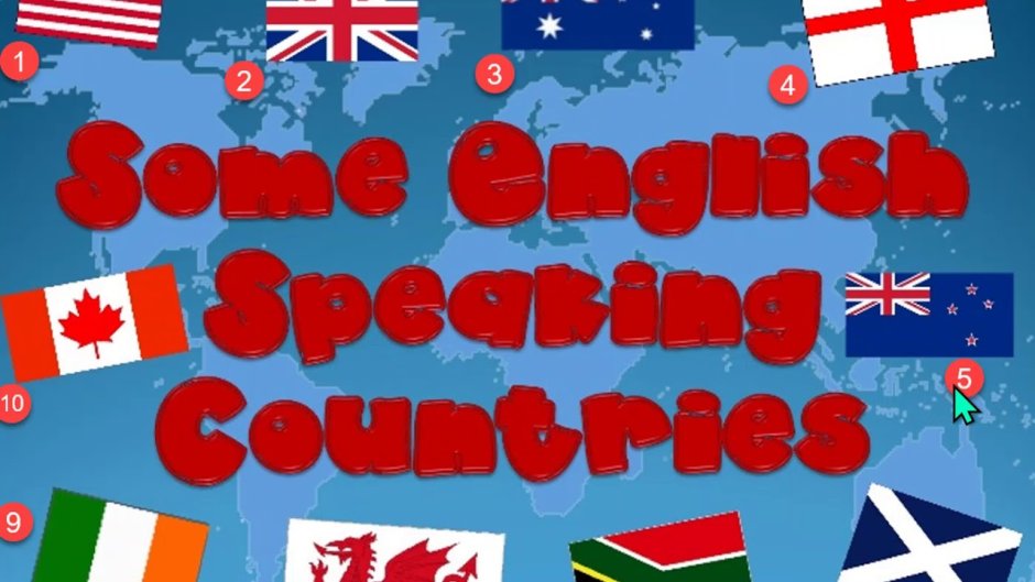 English speaking Countries тема