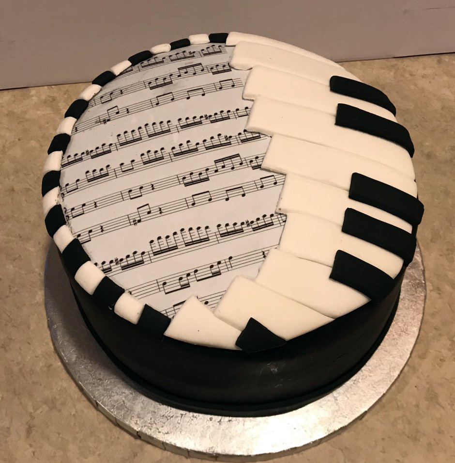 Торт для музыканта с пряниками