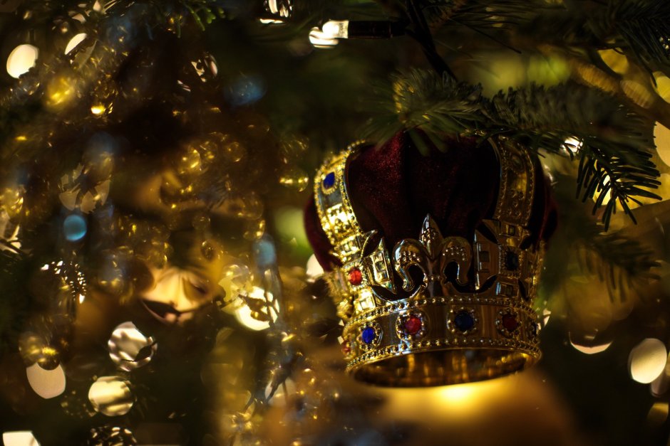 Рождественская елка в Букингемском Дворце