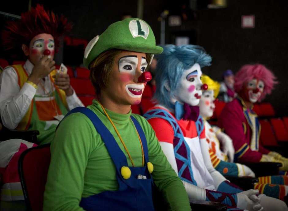 Зеленый фестиваль клоуна