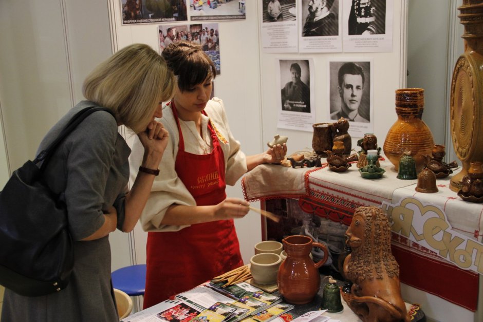 Скопинская керамика выставка