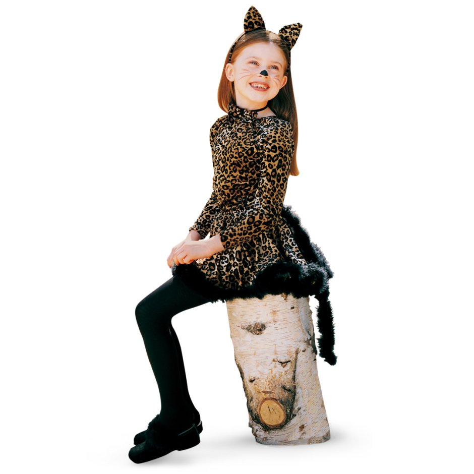 Карнавальный костюм леопарда для девочки