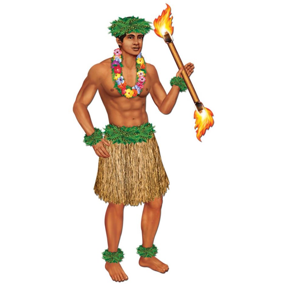 Гавайский костюм для мужчин