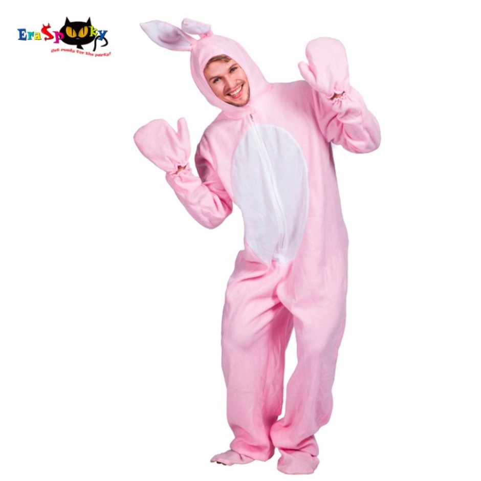 Смешной костюм зайца