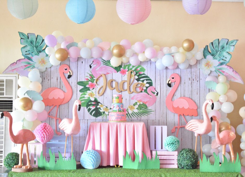 Декор для вечеринки Фламинго