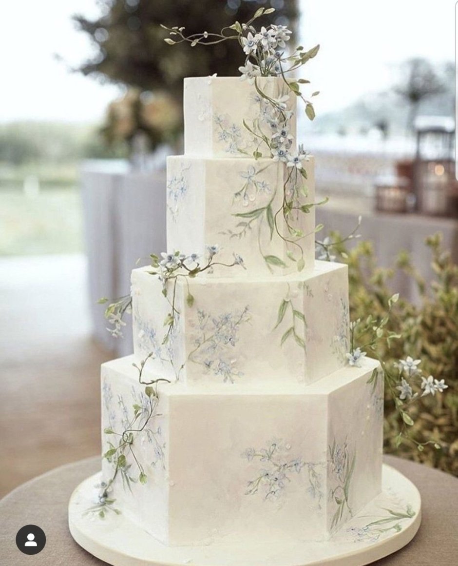 Дизайнерский свадебный торт