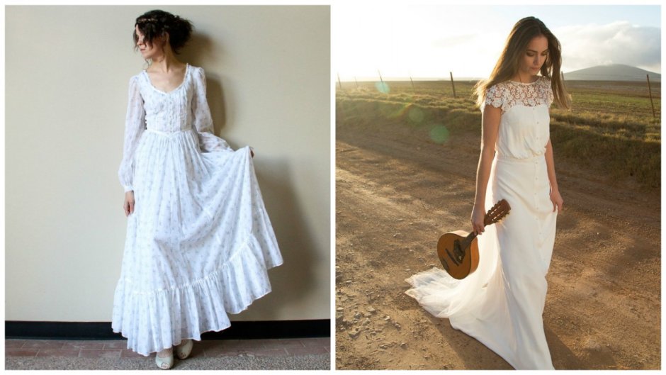 Платье невесты бохо