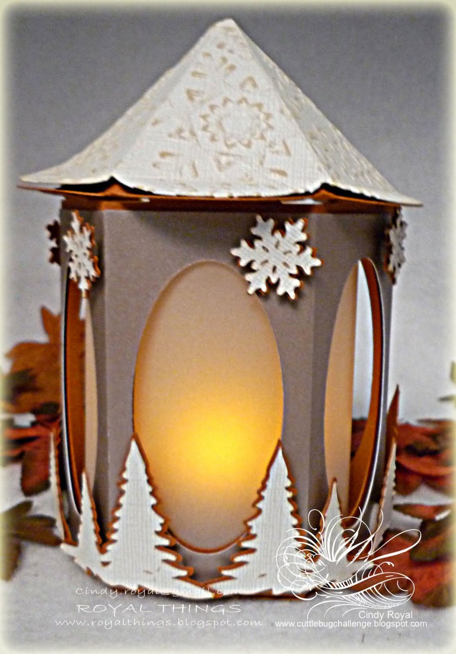 Рождественский фонарь поделка