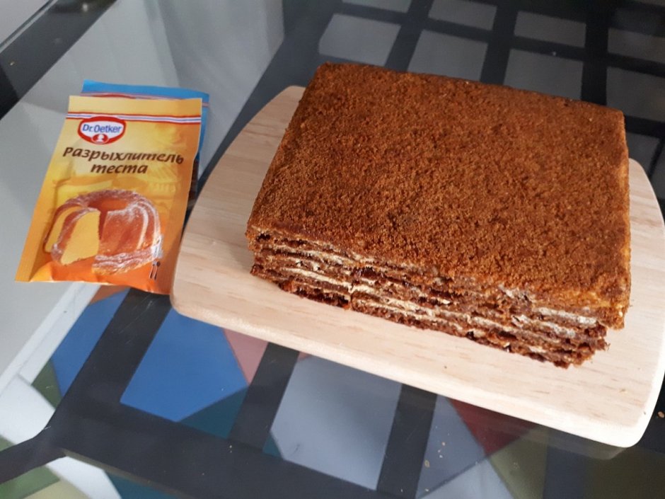 Торт Спартак шоколадно-медовый