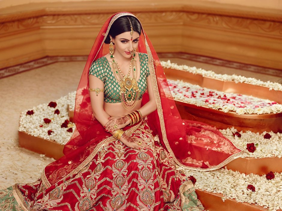 Свадебный наряд в индии