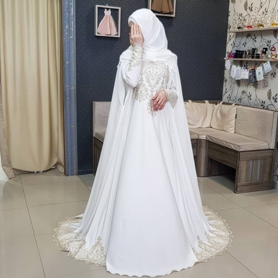 Скромные Свадебные платья для мусульманок