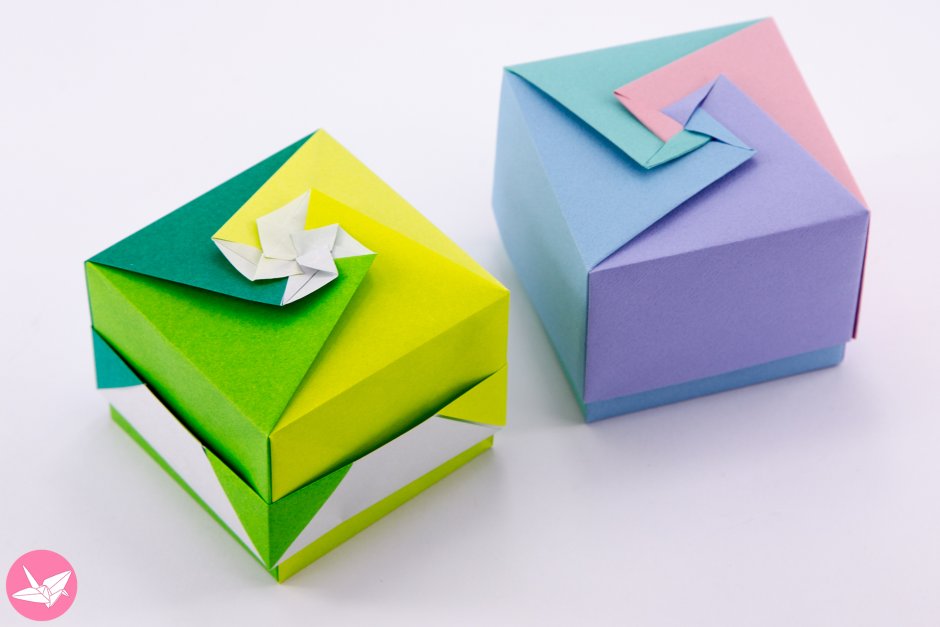 Оригами мини новогодние подарки