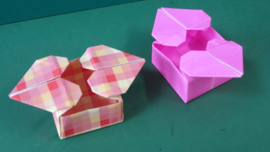 Коробочка звезда оригами
