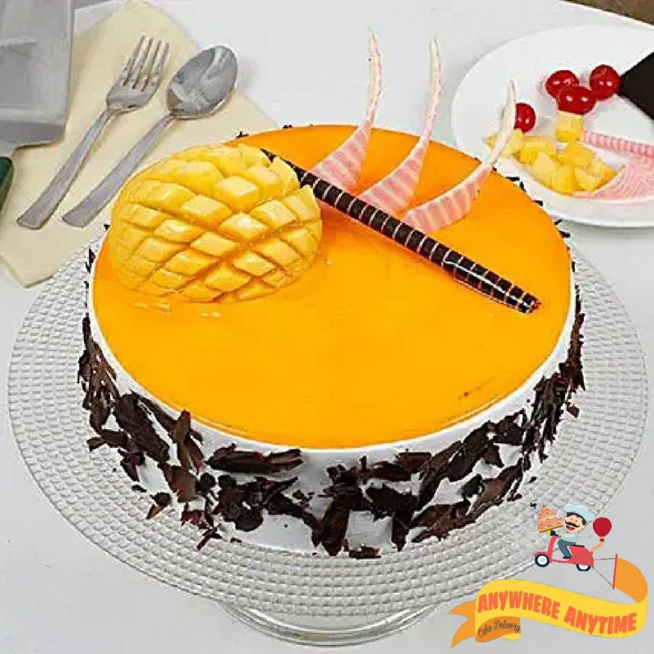 Торт с манго на день рождения