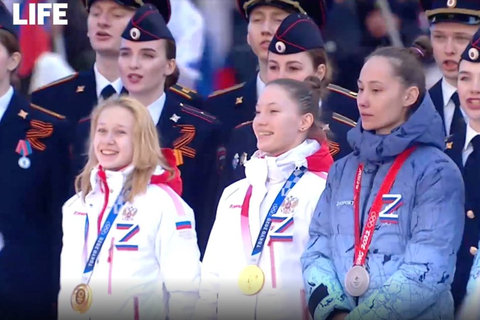 Российские олимпийцы