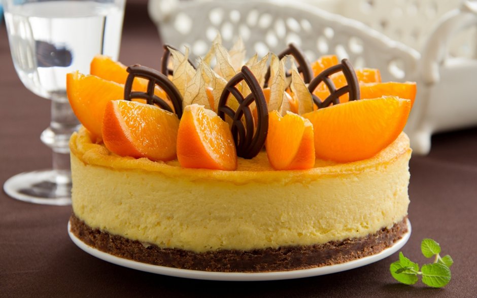 Заводной апельсин торт с манго и маракуйя