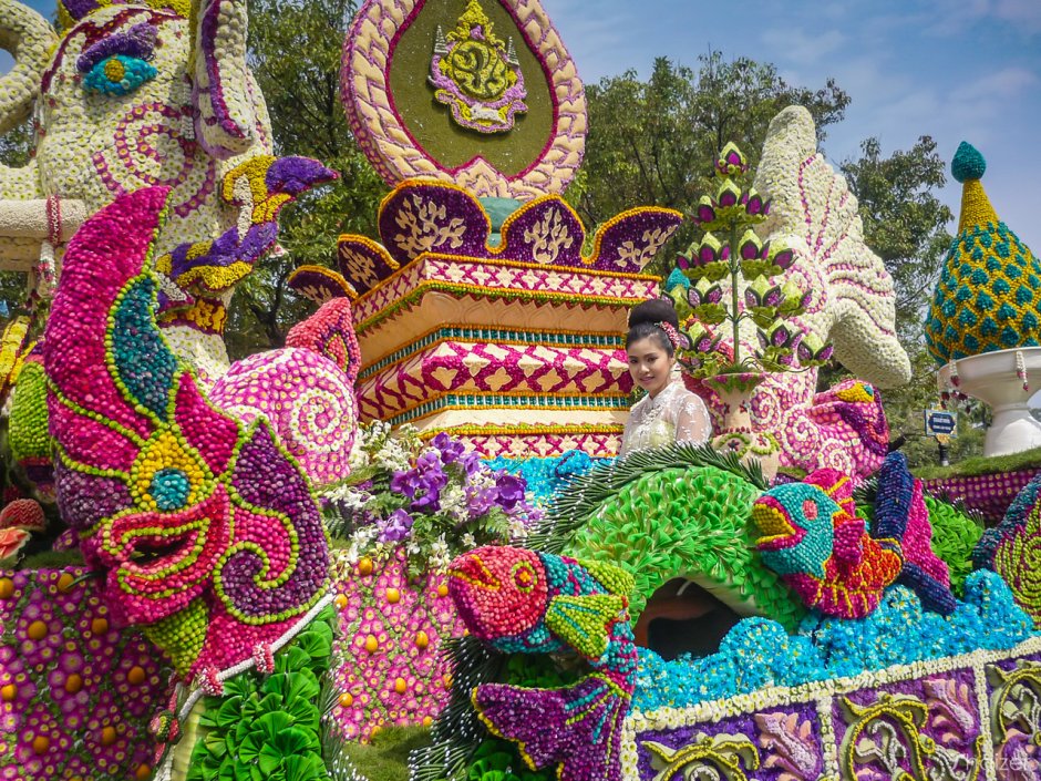 Праздник цветов (Chiang mai Flower Festival) - Таиланд