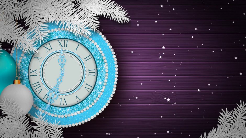 Часы куранты новый год