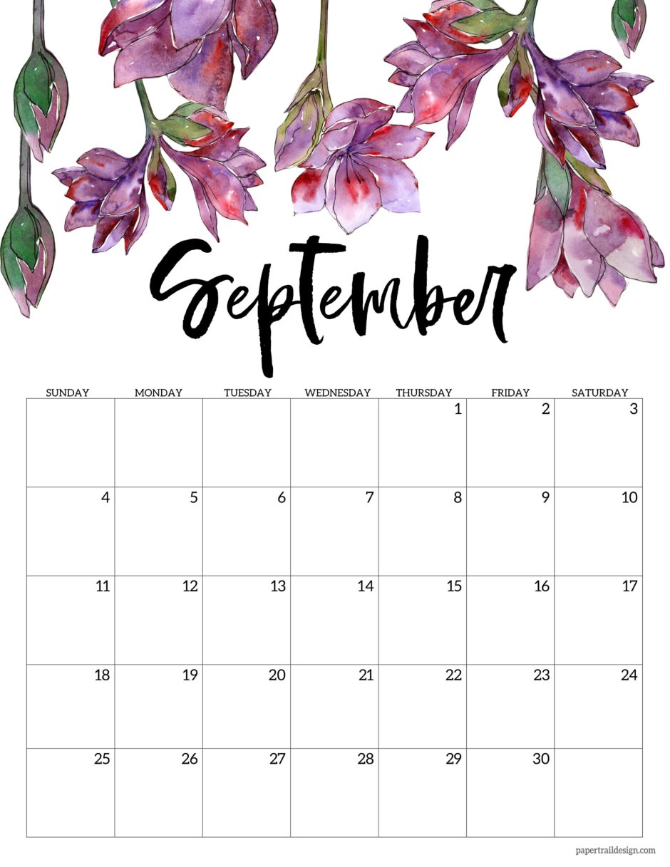 Календарь сентябрь