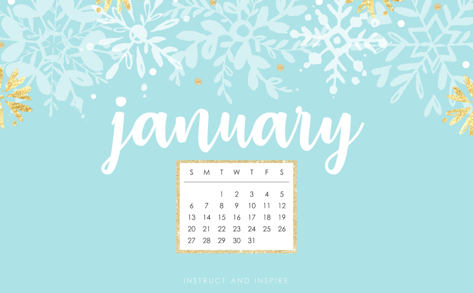 Фон январь для календаря
