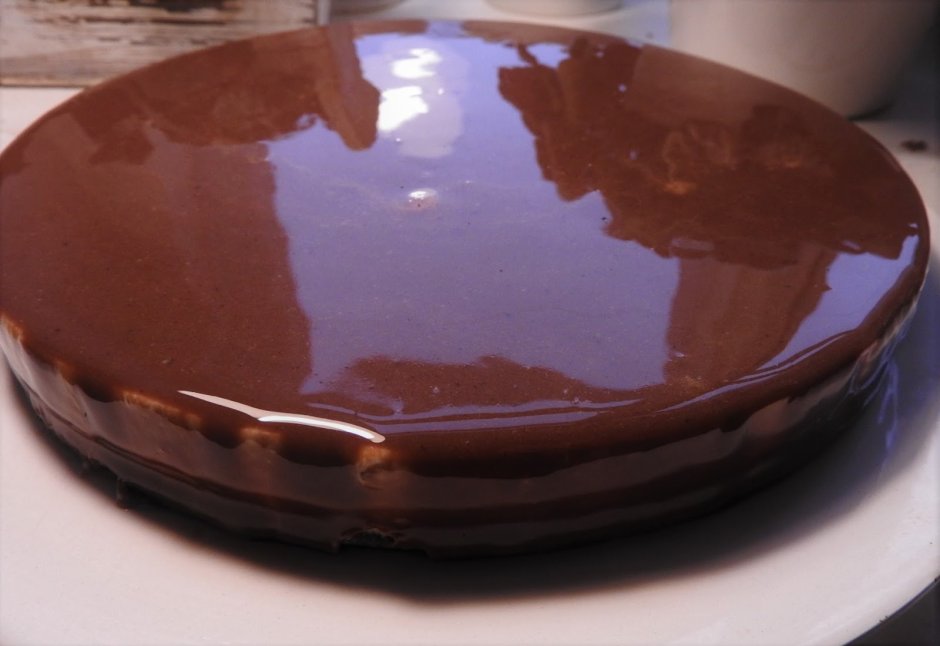 Шоколадная зеркальная глазурь