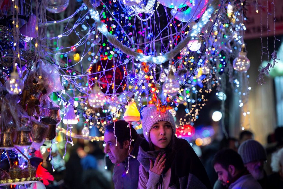 Istanbul Истикляль снег трамвай