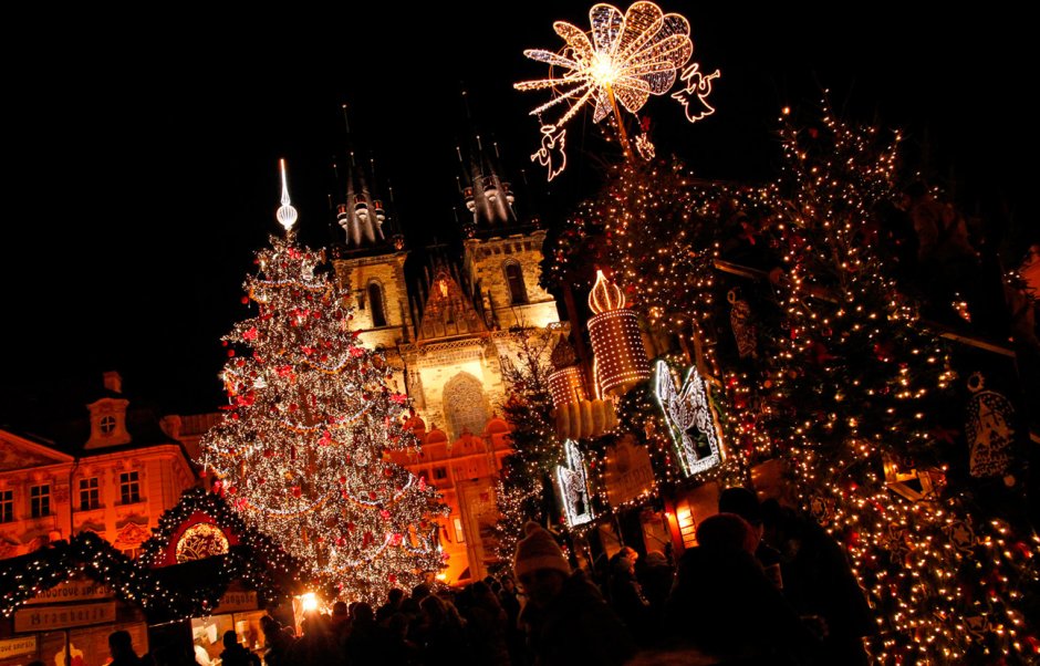 Чехия Прага Рождество