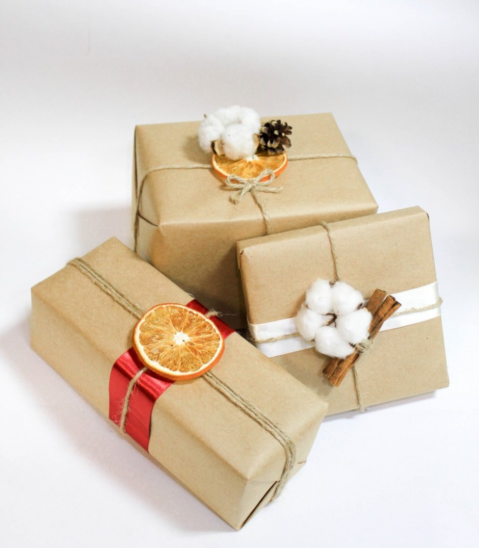 Идеи упаковки подарков на новый год
