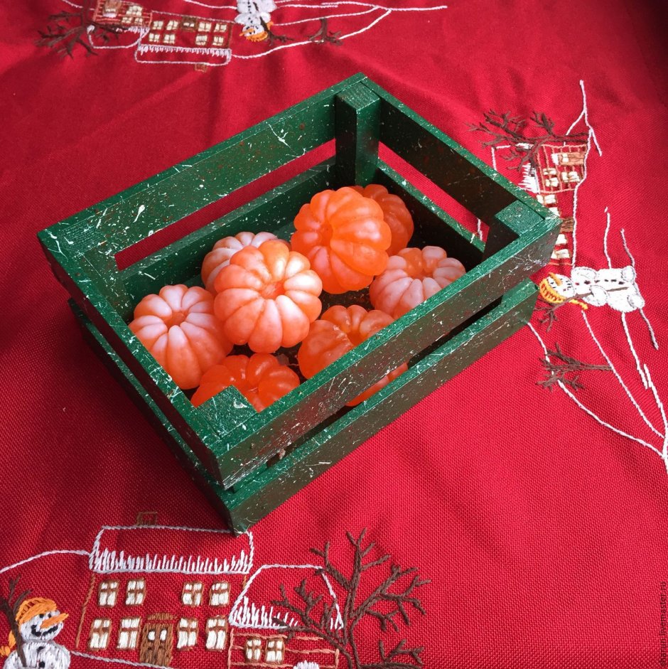 Торт ящик с мандаринами