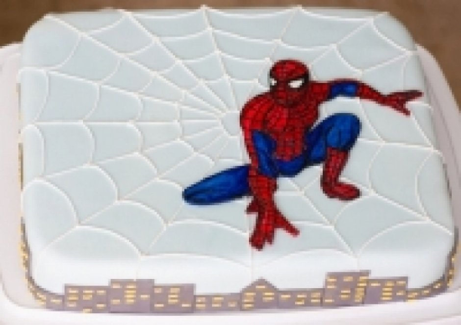 Торт с человеком пауком для мальчика 5 лет без мастики
