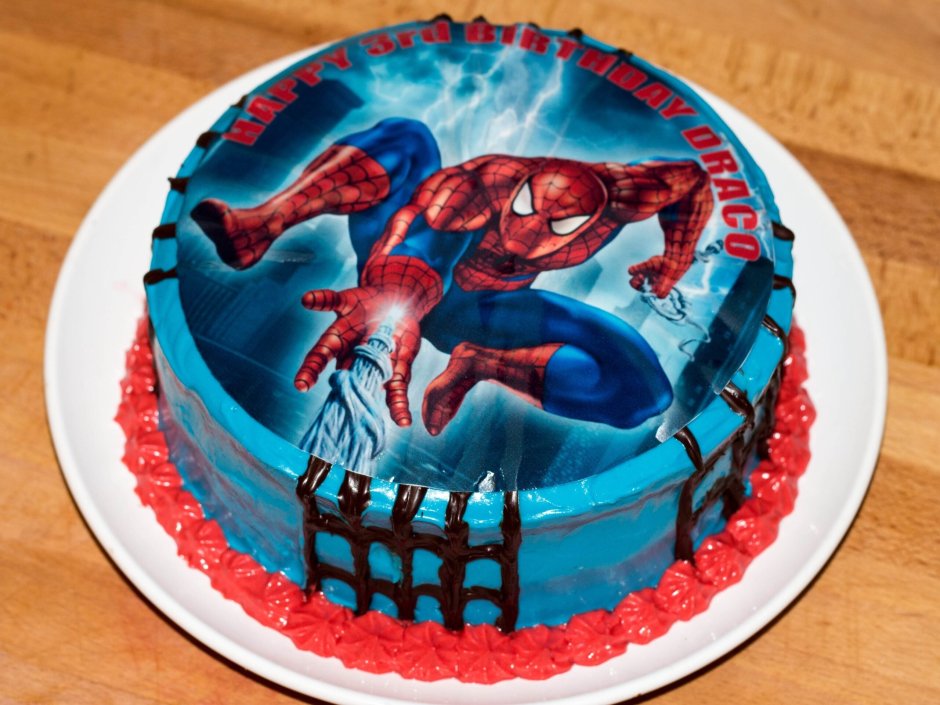 Торт человек паук Спайдермен Халк