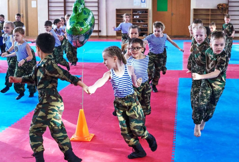 Военные соревнования для детей