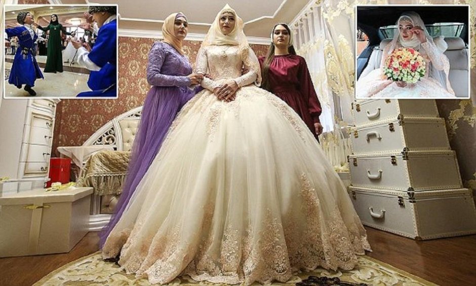 Свадебные платья чеченских невест