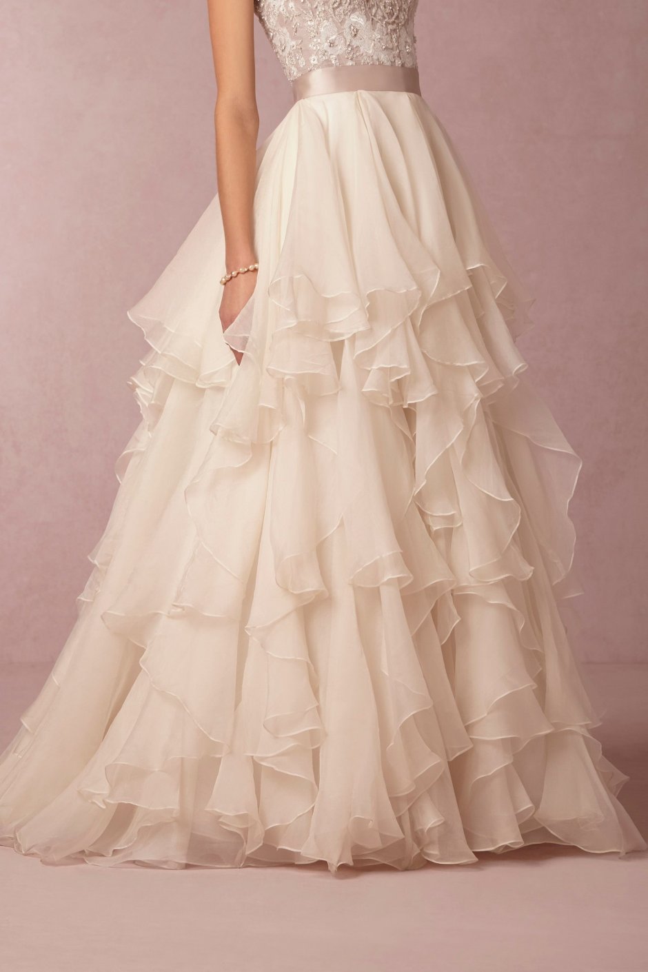 Белая Свадебная юбка