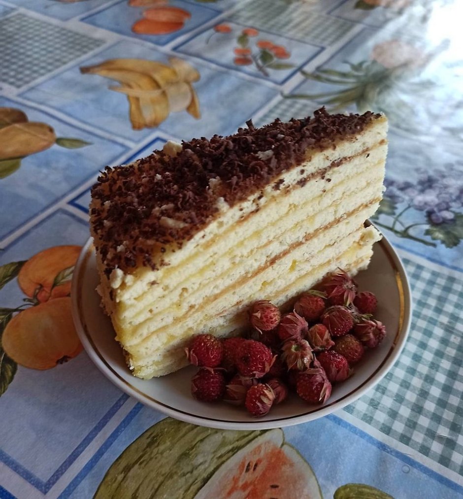 Хрустящий торт без выпечки