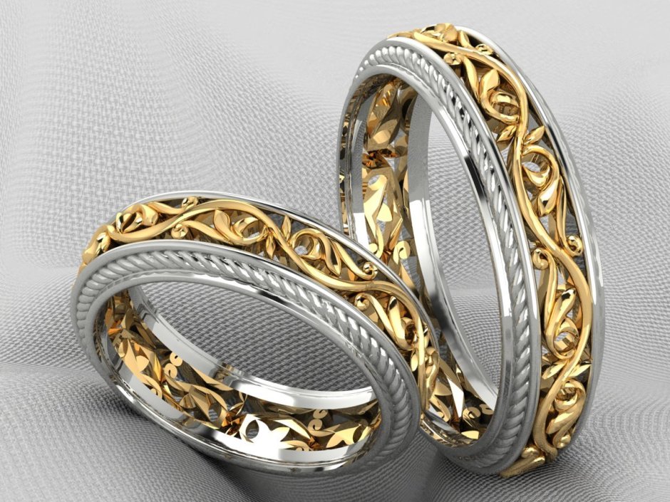 Оригинальные обручальные кольца