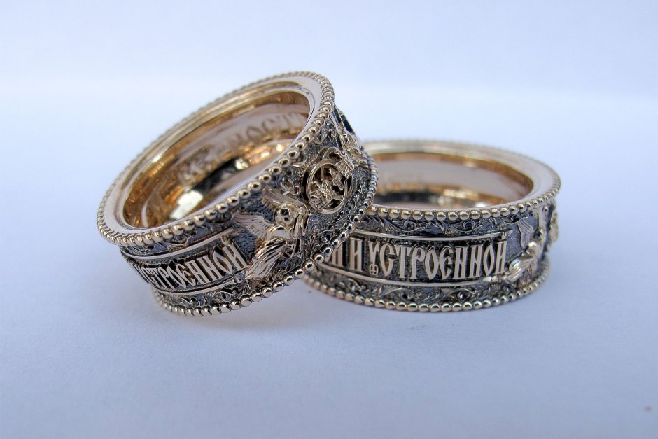София венчальные кольца белое золото
