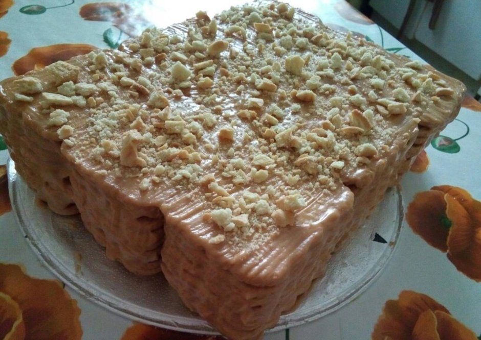 Торт из блинчиков со сметанным кремом