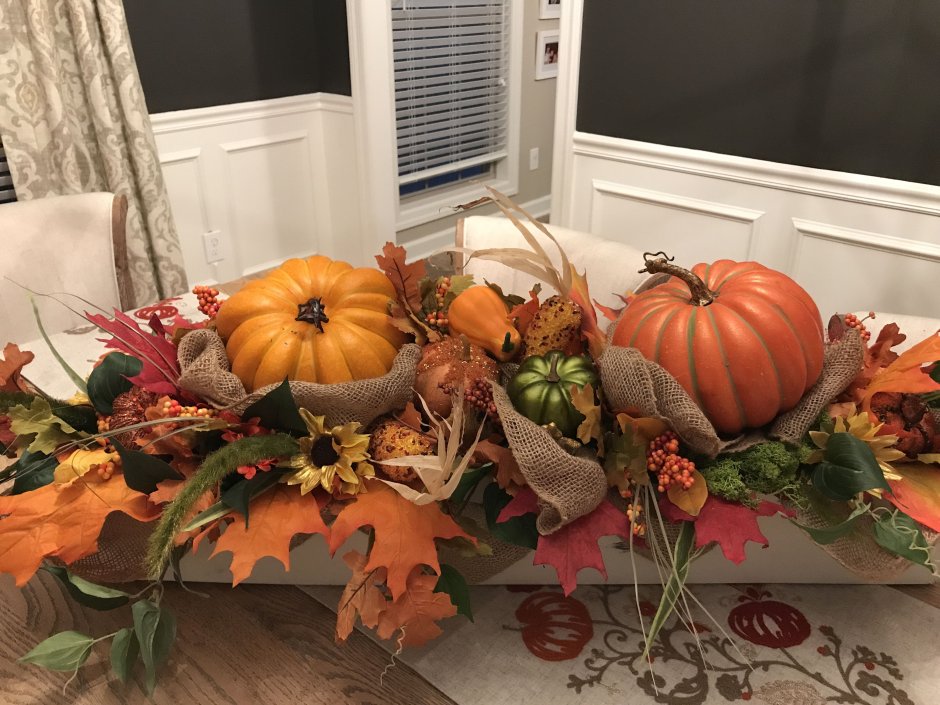 Осенняя композиция на стол