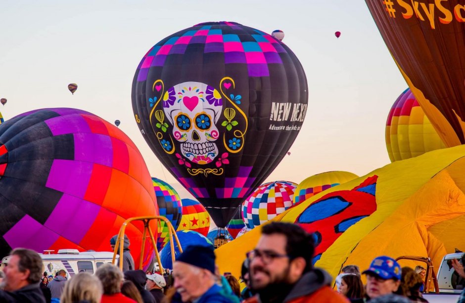 Фестиваль воздушных шаров в Альбукерке