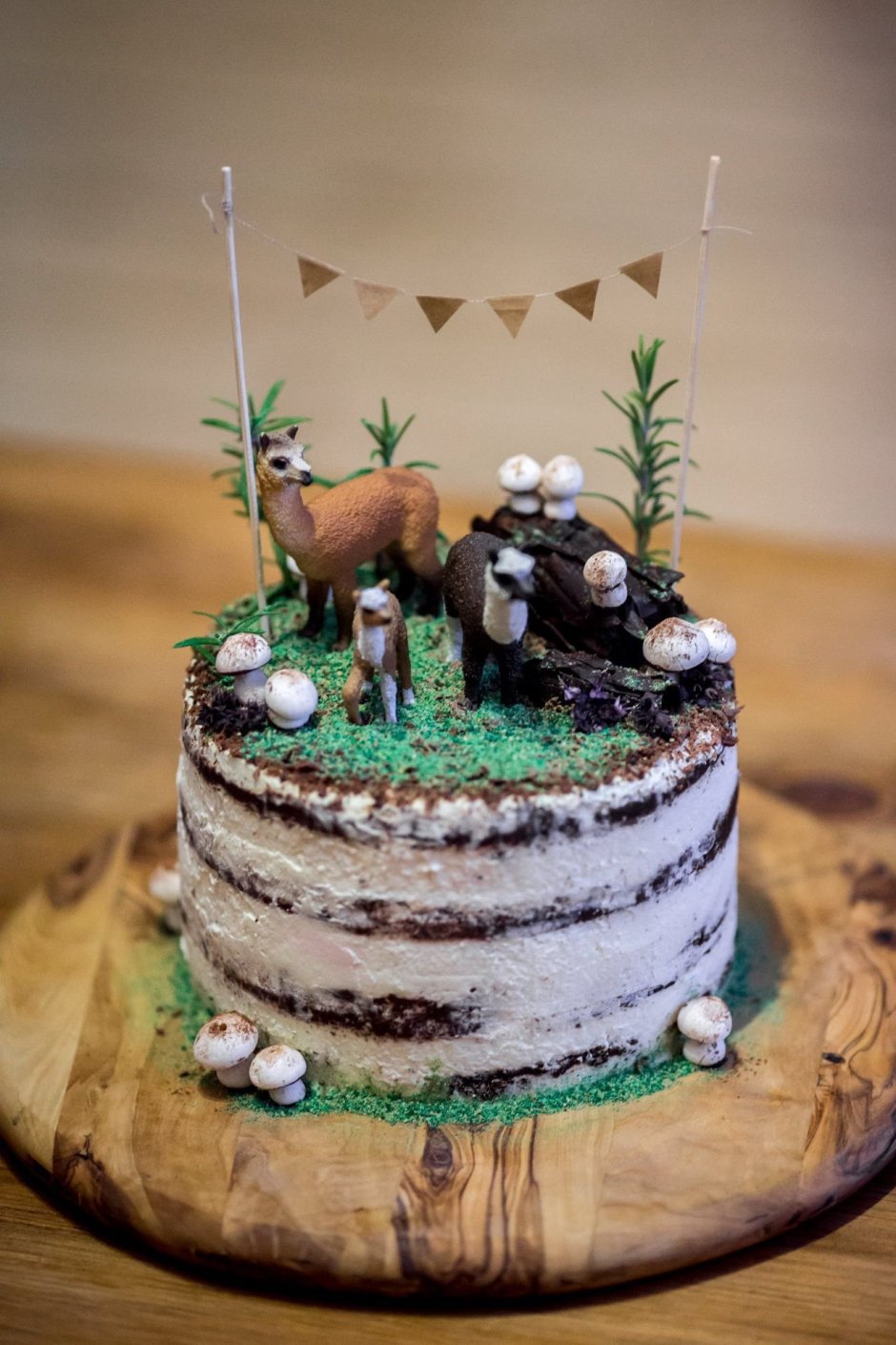Торт с Лесной тематикой