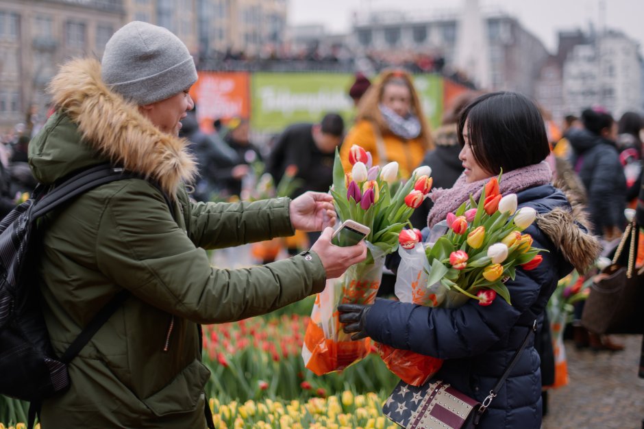 Амстердам тюльпаны фестиваль 2020